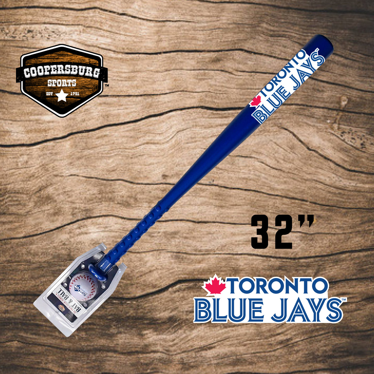 Toronto Blue Jays Team Wood 18 Bat – Coopersburg