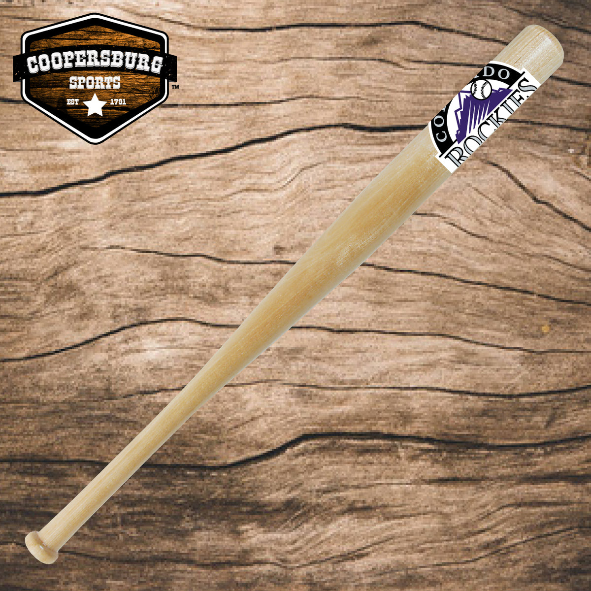 Pittsburgh Pirates Team Logo Wood 18 Bat