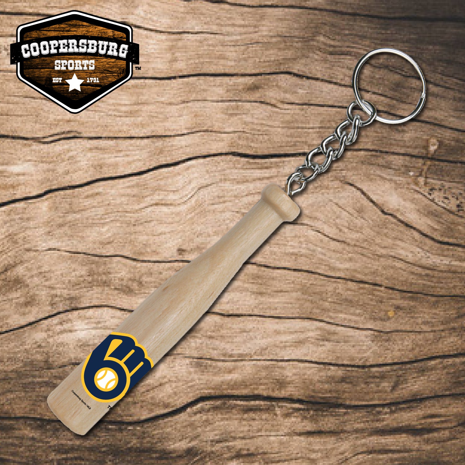 Milwaukee brewers sale keychain